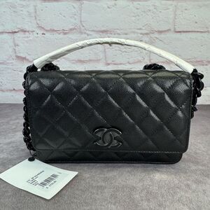 Chanel NEW Caviar My Everything Wallet on a Chain